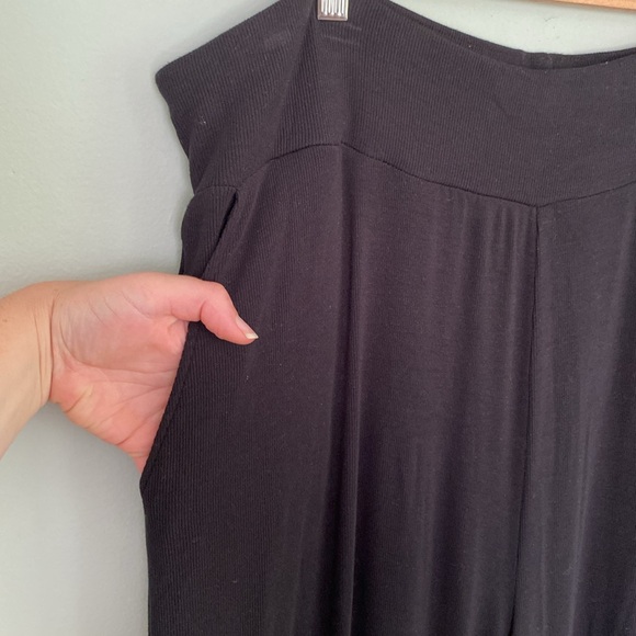 Cozy Earth Rib-Knit Lounge Pant black size XXXL - Picture 5 of 10